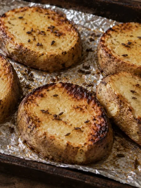 Caraway Potatoes, prepared and ready to serve.