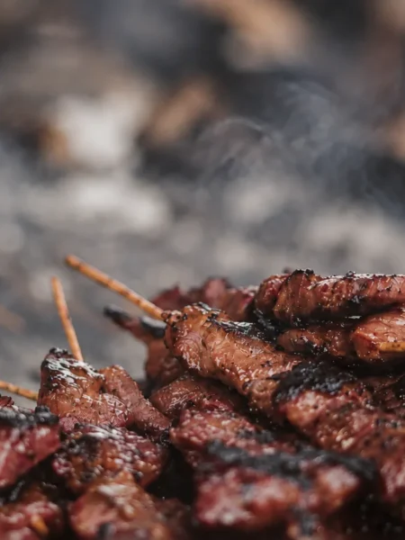 Char Siu Pork, prepared and ready to serve.