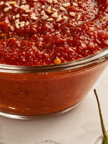 Chilli Jam, prepared and ready to serve.
