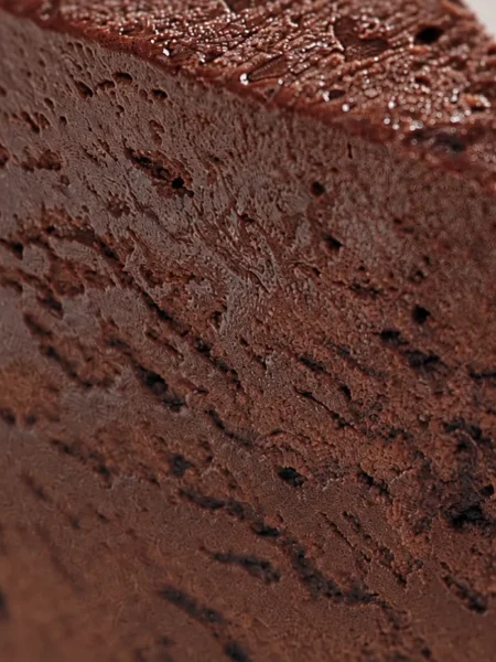 Marquis au Chocolat, prepared and ready to serve.