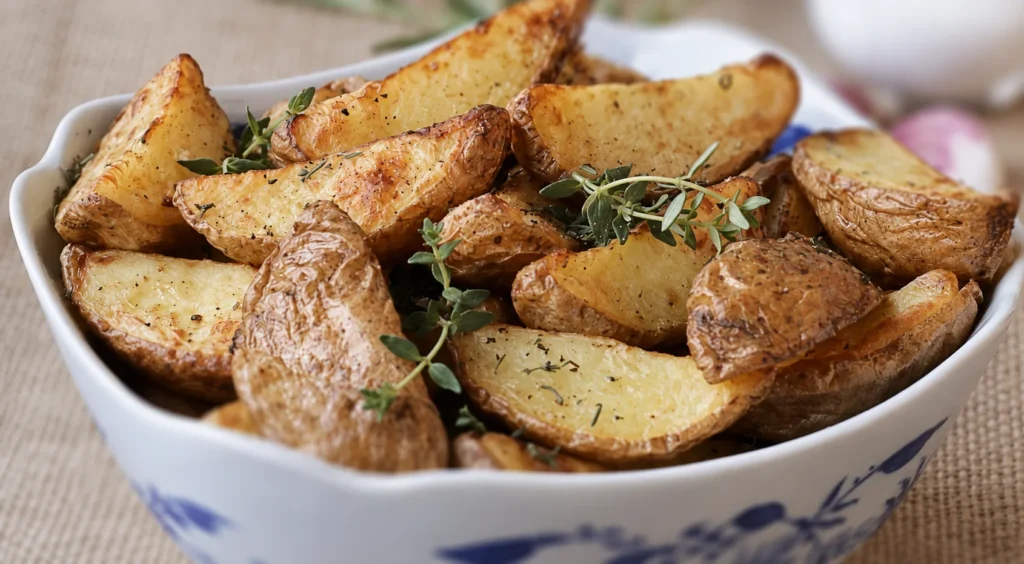 Rosemary and Thyme Wedges, prepared and ready to serve.