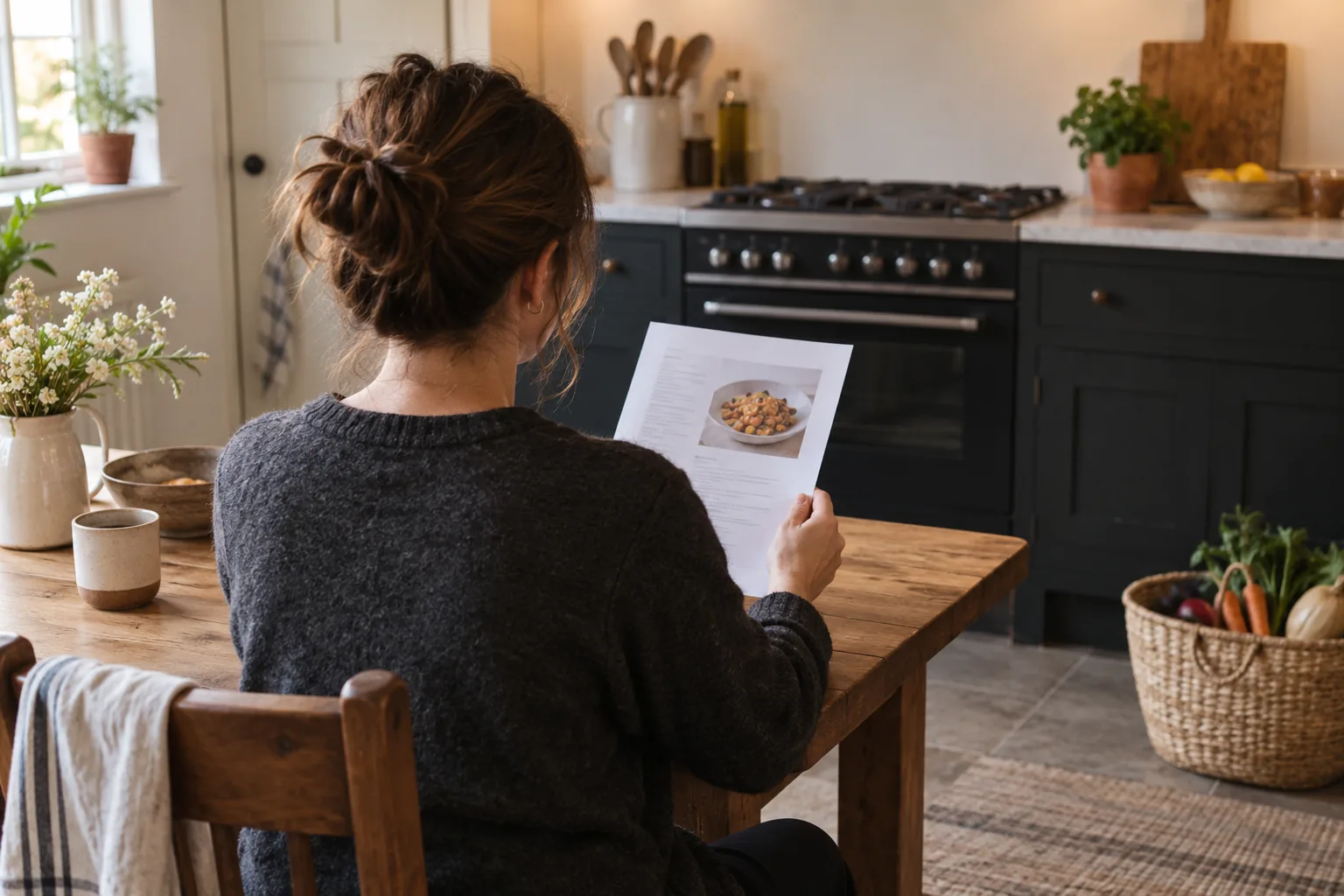 Reading the Recipe Before Lighting the Hob